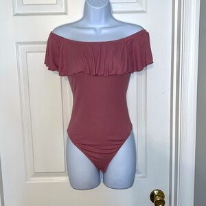 Express Off the Should Bodysuit